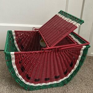 Summer picnic basket